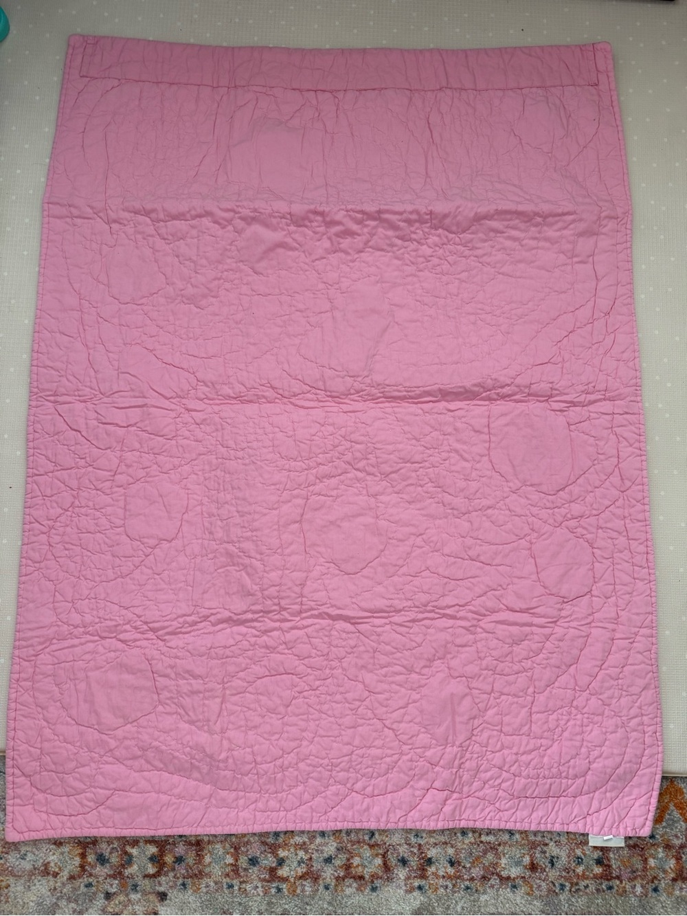 Pottery Barn Kids Crib Butterfly Bedding Set Quilt Sheet Skirt Vintage 2009 - Picture 6 of 11